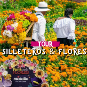 Visite de Silleteros et de fleurs